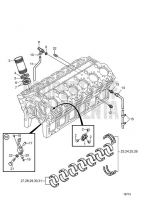 Crankcase, components Part 1 D49A-MS AUX