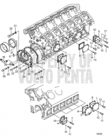 Crankcase, components Part 2 D34A-MT, D34A-MS