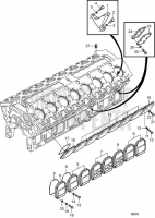 Crankcase, components Part 2 D65A-MT, D65A-MS