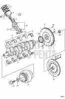 Crankshaft and Related Parts DPX375-A, DPX375-B, DPX375-BF, DPX375-CF