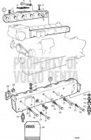 Induction and Exhaust Manifold: B TAMD122P-B, TAMD122P-C