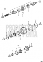 Bearing Carrier and U-joint, GKN SX-M1 1.43, SX-M1 1.51, SX-M1 1.60, SX-M1 1.66