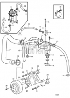 Circulation Pump and Thermostat 5.7Gi-E, 5.7GXi-F, 5.7OSi-D, 5.7OSXi-D