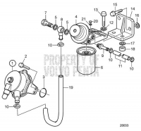 Fuel Filter and Feed Pump D2-55F