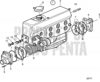 Heat Exchanger, Components D2-55, D2-55B