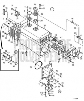 Heat Exchanger, Components D25A-MT AUX, D30A-MT AUX