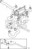 Heat Exchanger with Installation Parts D3-110I-A, D3-130A-A, D3-160A-A, D3-160I-A