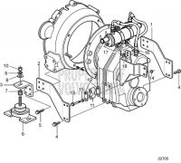 Engine Mounts for Reverse Gear HS63VE D3-110I-A, D3-110I-B, D3-110I-C, D3-130I-A, D3-130I-B, D3-130I-C, D3-160I-A, D3-160I-B, D3-160I-C, D3-190I-B, D3-190I-C