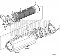 Heat Exchanger, Components D3-190A-B, D3-190I-B, D3-190A-C, D3-190I-C