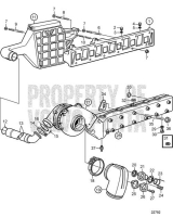 induction and exhaust manifold TAMD41H-A, TAMD41H-B, TAMD41P-A, TAMD41L-A, TAMD41M-A