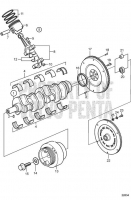 Crankshaft and Related Parts DPX420-A, DPX420-B, DPX420-BF, DPX420-CF