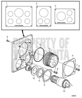Instrument Panel, EVC D12D-A MH, D12D-B MH, D12C-A MP, D12D-A MP, D12D-B MP