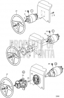 Steering System, Hydraulic D2-55, D2-55B, D2-55C, D2-55D, D2-55E, D2-55F