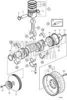 Crank Mechanism D6-400A-F, D6-435D-F, D6-435I-F, D6-435I-F