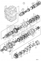Reverse Gear MS10L, Components: RATIO 2.72:1 MS10L-A, MS10L-B