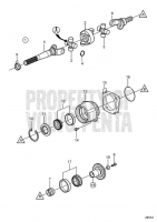 Bearing Carrier and U-joint, Rockwell DP-SM 2.32