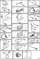 Control Unit and Cables, EVC-C2 D11A-A, D11A-B, D11A-C, D11A-D MP