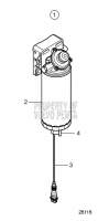 Fuel Filter and Water Separator SN0010914724- D5A-T, D5A-B TA, D7A-T, D7A-TA, D7A-B TA, D7C-TA, D7C-B TA