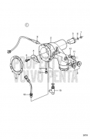 Exhaust Elbow for Captain's Choice V8-225-CE-B, V8-300-CE-B, V8-320-CE-B