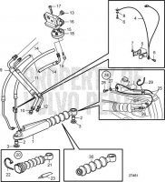 Steering Cylinder. Starboard. Twin Installation DPH-D, DPR-D, DPH-D1