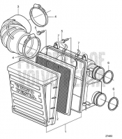 Air Filter for Compressor D4-225I-B, D4-225A-C, D4-225A-D, D4-260A-A, D4-260A-B, D4-260A-C, D4-260A-D, D4-260D-B, D4-260D-C, D4-260D-D, D4-300A-A, D4-300A-C, D4-300A-D, D4-300D-A, D4-300D-C, D4-225A-E, D4-260A-E, D4-260D-E, D4-300A-E, D4-300D-E, D4-300D-D