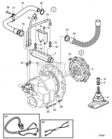 Connecting Kit Reverse Gear HS80AE, HS85AE D6-435I-A, D6-435I-C, D6-435I-D, D6-435I-E