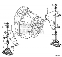 Подушки Двигателя for Reverse Gear ZF45-1 D3-110I-H, D3-140I-H, D3-150I-H, D3-170I-H, D3-200I-H, D3-220I-H