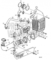 After Cooler and Installation Components D13C1-A MP, D13C2-A MP, D13C3-A MP, D13C4-A MP
