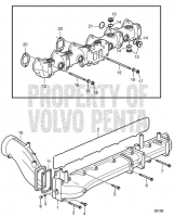 Впуск and Exhaust Manifold SN2013583529- D13C1-A MP, D13C2-A MP, D13C3-A MP, D13C4-A MP