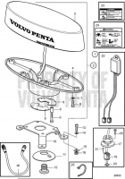 Antenna for Dynamic Positioning System EVC-E2 D11B1-A MP, D11B2-A MP