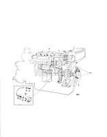 Cooling System, Induction and Exhaust Manifold: C MD100B