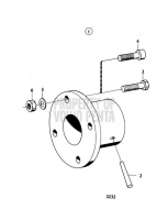 Prop. Shaft Flange with Locking Pinand Wedge Groove. MS2B.: 806385 2001, 2001B, 2001AG, 2001BG, 2002, 2002B, 2002D, 2002AG, 2002BG, 2003, 2003B, 2003D, 2003AG, 2003BG, 2003T, 2003TB, 2003 SOLAS, 2003B SOLAS, 2003TB SOLAS, 2003TR