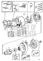 Alternator, Classifiable 25A, Components: 847651 TMD121C, TAMD121C, TAMD121D