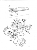Induction- and Exhaust Manifold with Installation Components TMD40B, TMD40C