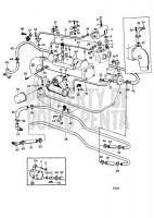 Cooling System, Induction- and Exhaust Manifold, Early Type.: C BB115B