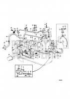 Cooling System, Induction- and Exhaust Manifold: C AQ130C