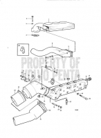 Induction- and Exhaust Manifold with Installation Components MD30A