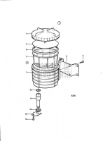 Seawater Strainer: 838315 MD40A, TMD40A, TMD40B, TMD40C, TAMD40A, TAMD40B