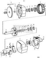 Alternator 28V 100A, Components TAMD71B, TAMD73P-A, TAMD73WJ-A