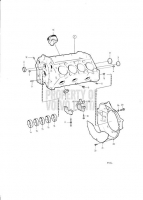 Cylinder Block and Flywheel Cover 740A