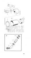 Water Cooled Exhaust Muffler with Installation Components MD31A