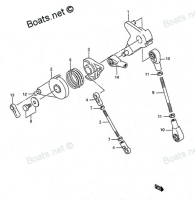 THROTTLE LINK CARB 87-94